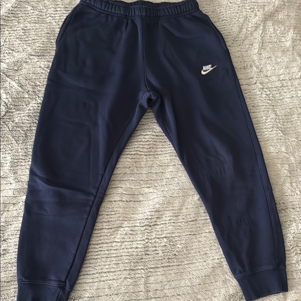 Nike Blue Sweatpants Tapered Joggers
